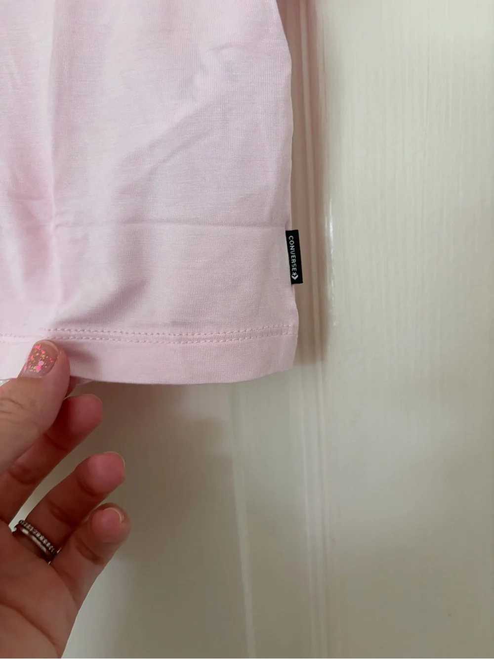 Small (6/6x) • Converse Girls' Pink Graphic Tee